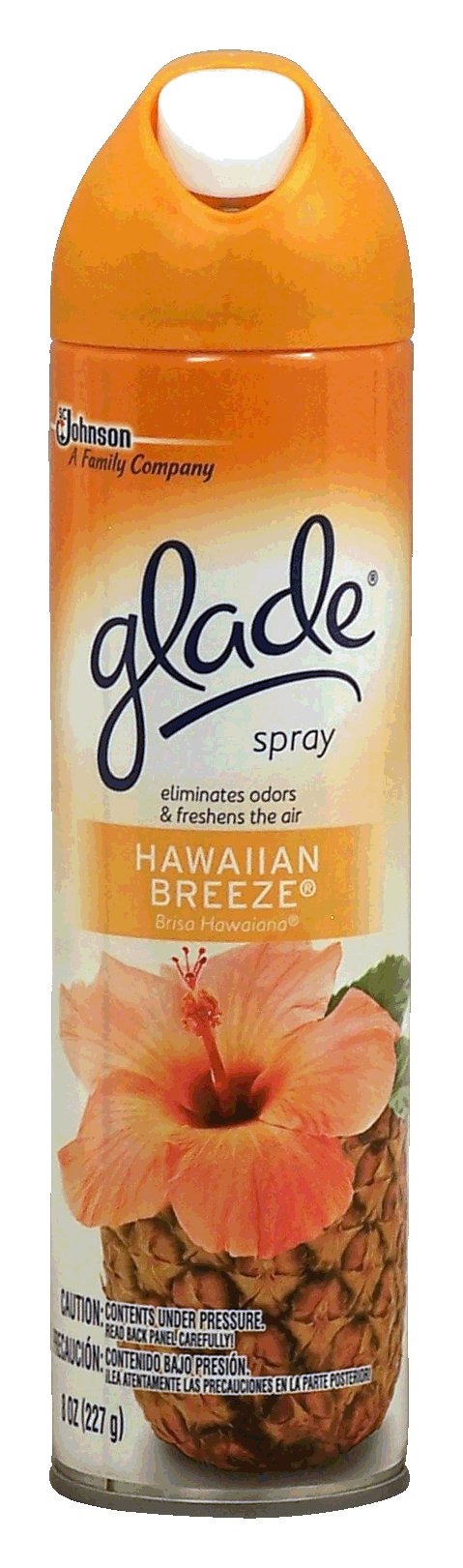 Glade  spray, eliminates odors & freshens the air, hawaiian breeze Full-Size Picture